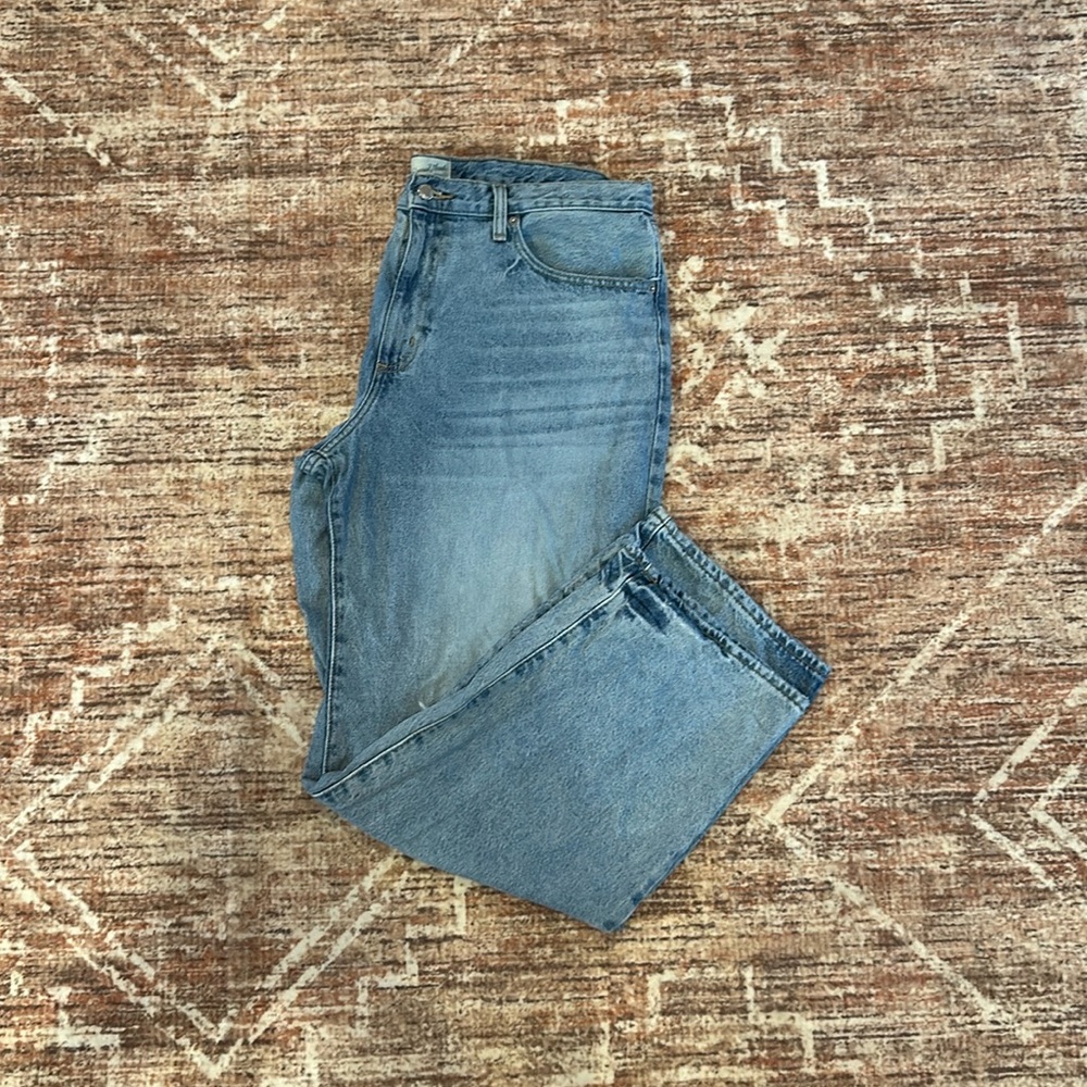 90s baggy distressed jeans